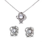 Red Truck Loaded With Hugs & Kisses With Love Knot Necklace & Earring Set