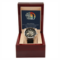 Stylish Open Watch For Best Dad By Par, Golf Joke Watch for Dad, Gift Watch