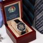 Stylish Open Watch For Best Dad By Par, Golf Joke Watch for Dad, Gift Watch