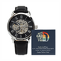 Stylish Open Watch For Best Dad By Par, Golf Joke Watch for Dad, Gift Watch