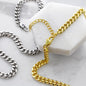 Stainless Steel Covered Cuban Chain Necklace For Son, Gift from Dad, Father to Son Gift, Gift for Son Birthday, Unique Gift for Son from Dad