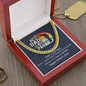 Cuban Link Chain Men, Best Dad By Par, Gift Necklace For Dad, Father's Day Gift, Dad Birthday Gift