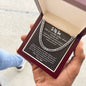 Stainless Steel Covered Cuban Chain Necklace For Son, Gift from Dad, Father to Son Gift, Gift for Son Birthday, Unique Gift for Son from Dad