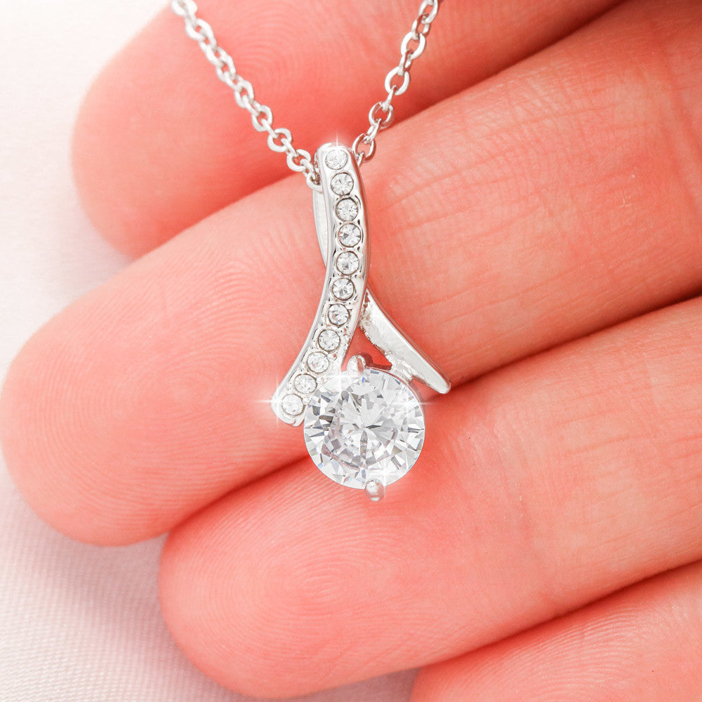 Red Truck Loaded With Hugs & Kisses With Alluring Beauty Necklace
