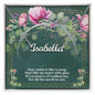 Custon Name Necklace - A Name Is Like A Song - Special Message For Special Person