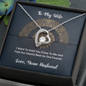 To My Wife Love Your Husband - Forever Love Heart Necklace - - With Special Sentiment Card