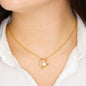 To My Wife Love Your Husband - Forever Love Heart Necklace - - With Special Sentiment Card