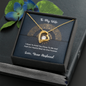 To My Wife Love Your Husband - Forever Love Heart Necklace - - With Special Sentiment Card
