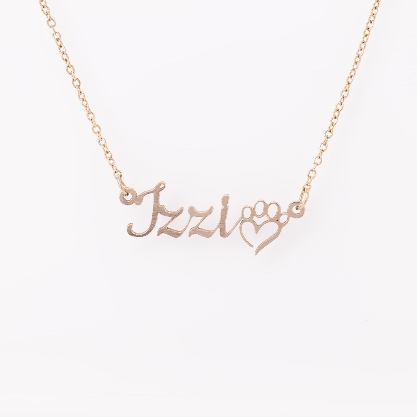 Paws to See This Beautiful Necklace - Wear This Necklace With Your Dog's Name Everywhere You Go