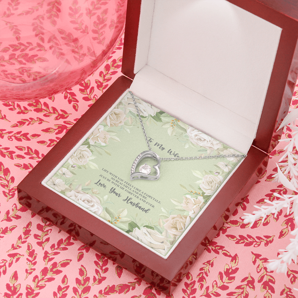 Romantic Gift For Wife From Husband - To My Wife - Life With You Feels Like A Fairy Tale - Birthday, Anniversary , Valentines Day, Holidays, Mother's Day, Special Occasion,  Or "Just Because"