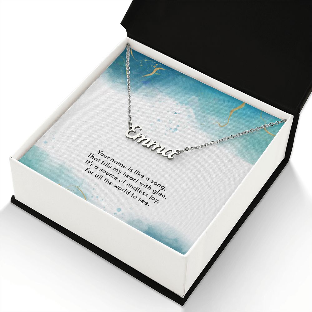Customized Personalized Name Necklace - You Name In Polished Stainless Steel