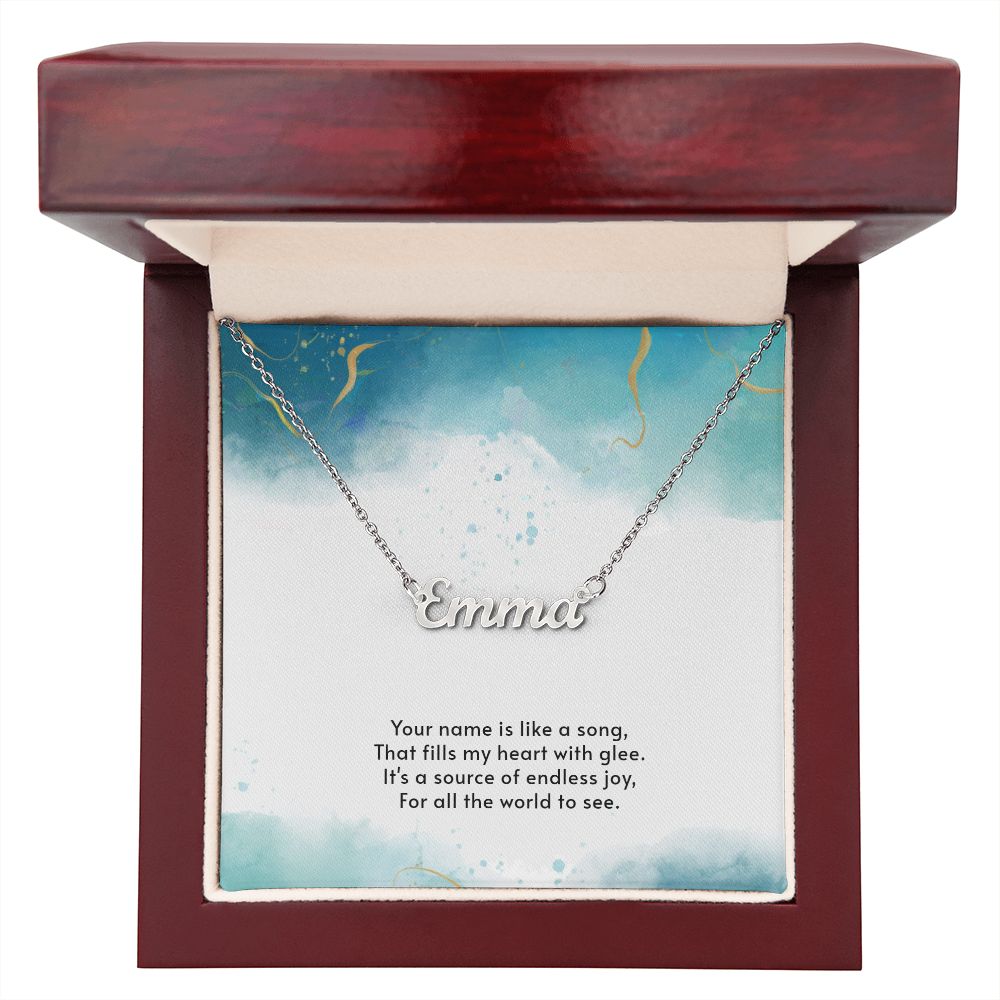 Customized Personalized Name Necklace - You Name In Polished Stainless Steel