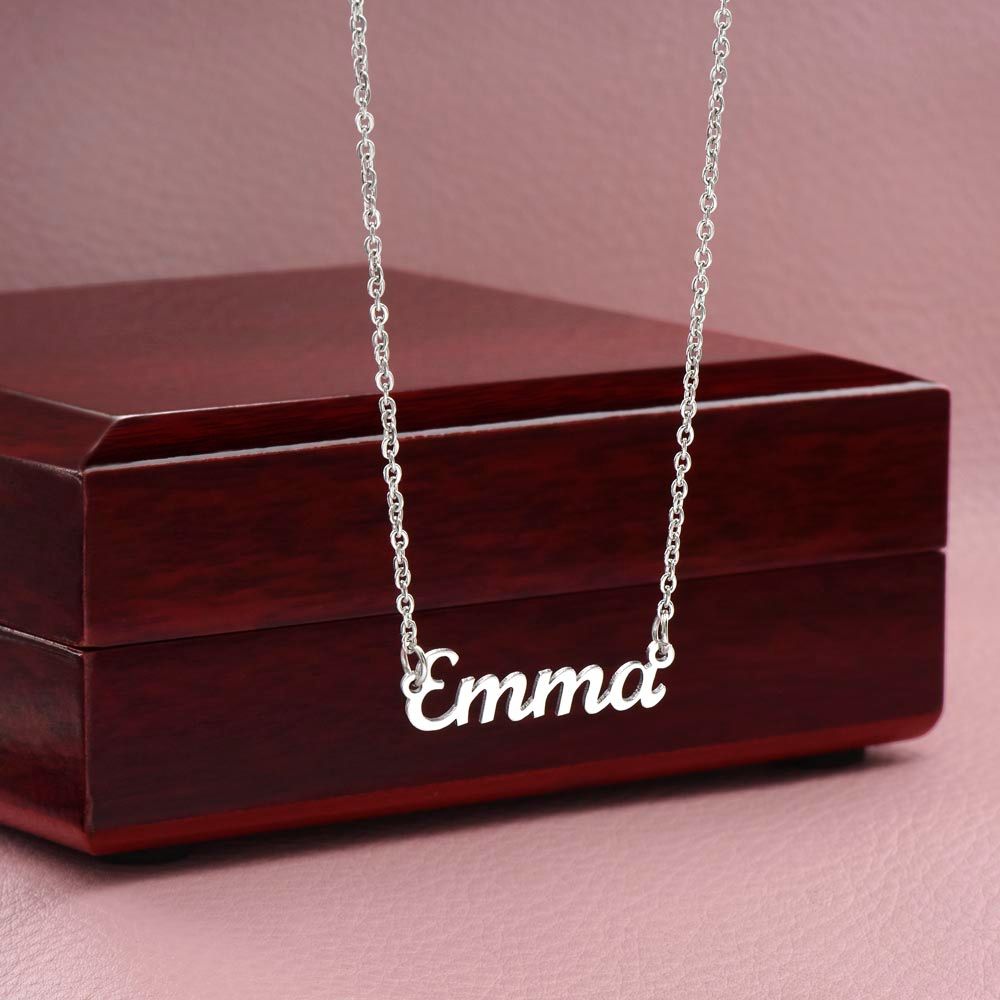 Customized Personalized Name Necklace - You Name In Polished Stainless Steel