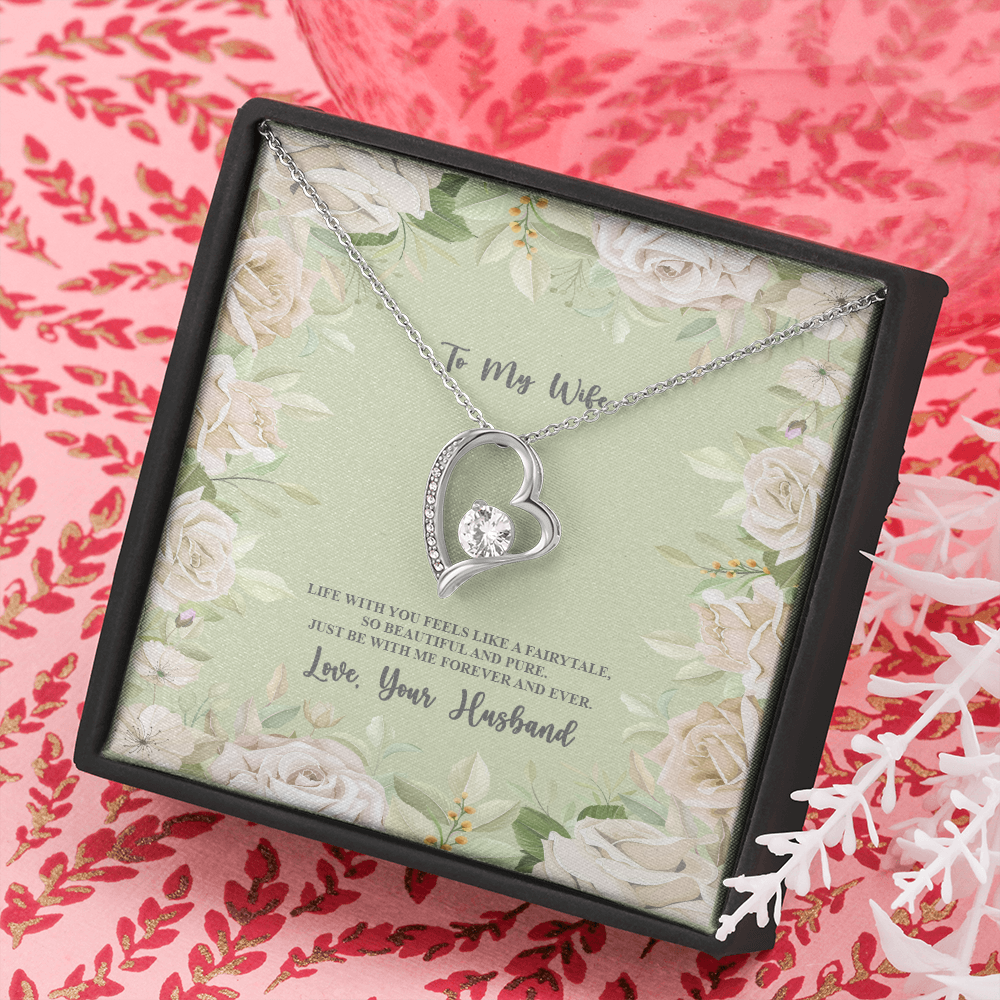 Romantic Gift For Wife From Husband - To My Wife - Life With You Feels Like A Fairy Tale - Birthday, Anniversary , Valentines Day, Holidays, Mother's Day, Special Occasion,  Or "Just Because"