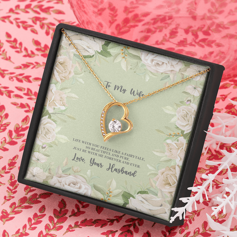 Romantic Gift For Wife From Husband - To My Wife - Life With You Feels Like A Fairy Tale - Birthday, Anniversary , Valentines Day, Holidays, Mother's Day, Special Occasion,  Or "Just Because"