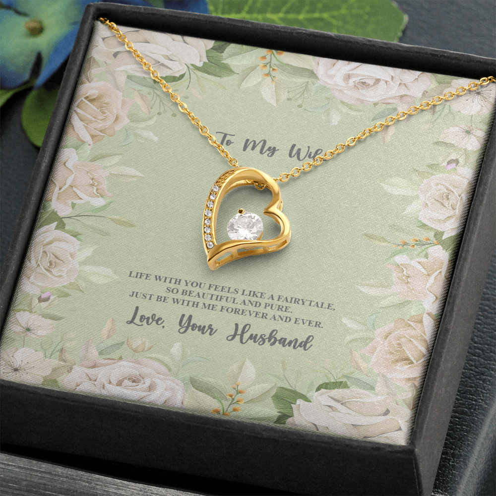 Romantic Gift For Wife From Husband - To My Wife - Life With You Feels Like A Fairy Tale - Birthday, Anniversary , Valentines Day, Holidays, Mother's Day, Special Occasion,  Or "Just Because"