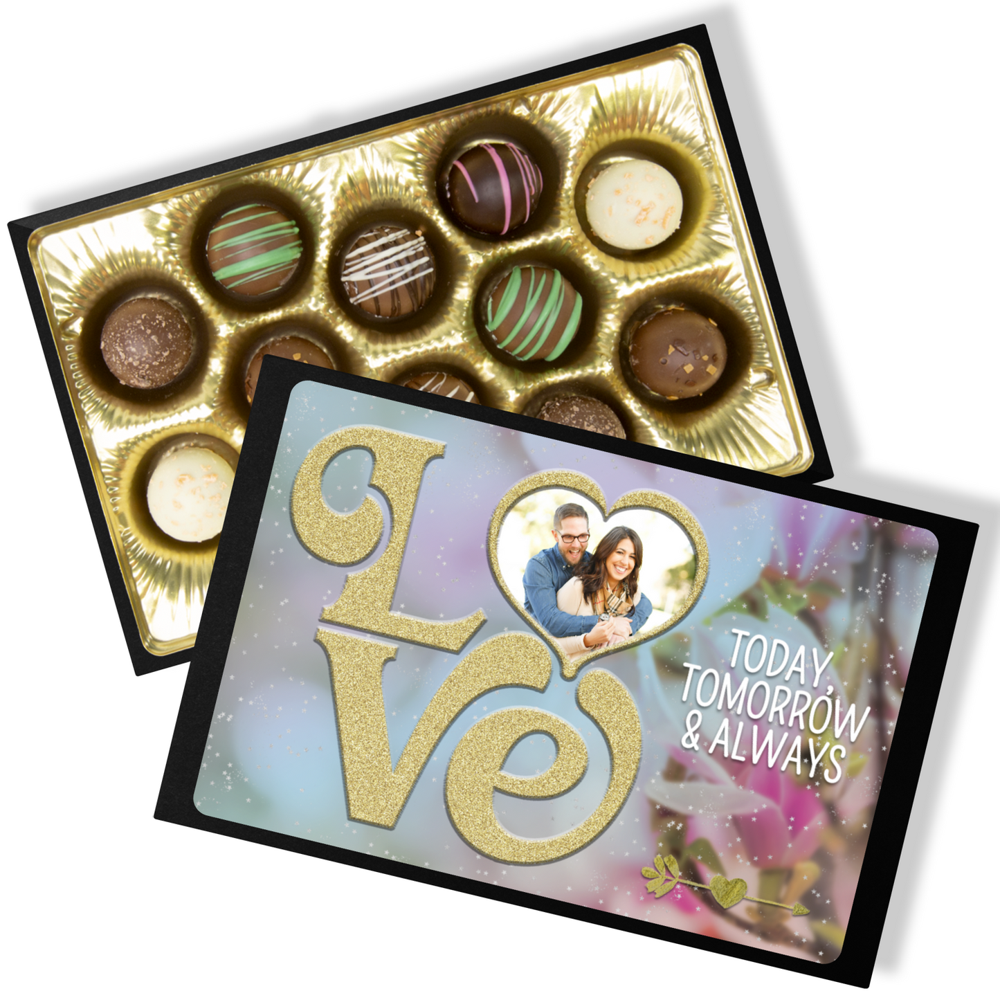 Personalized Custom Love Box of Chocolates - Perfect Gift for Chocolate Lovers