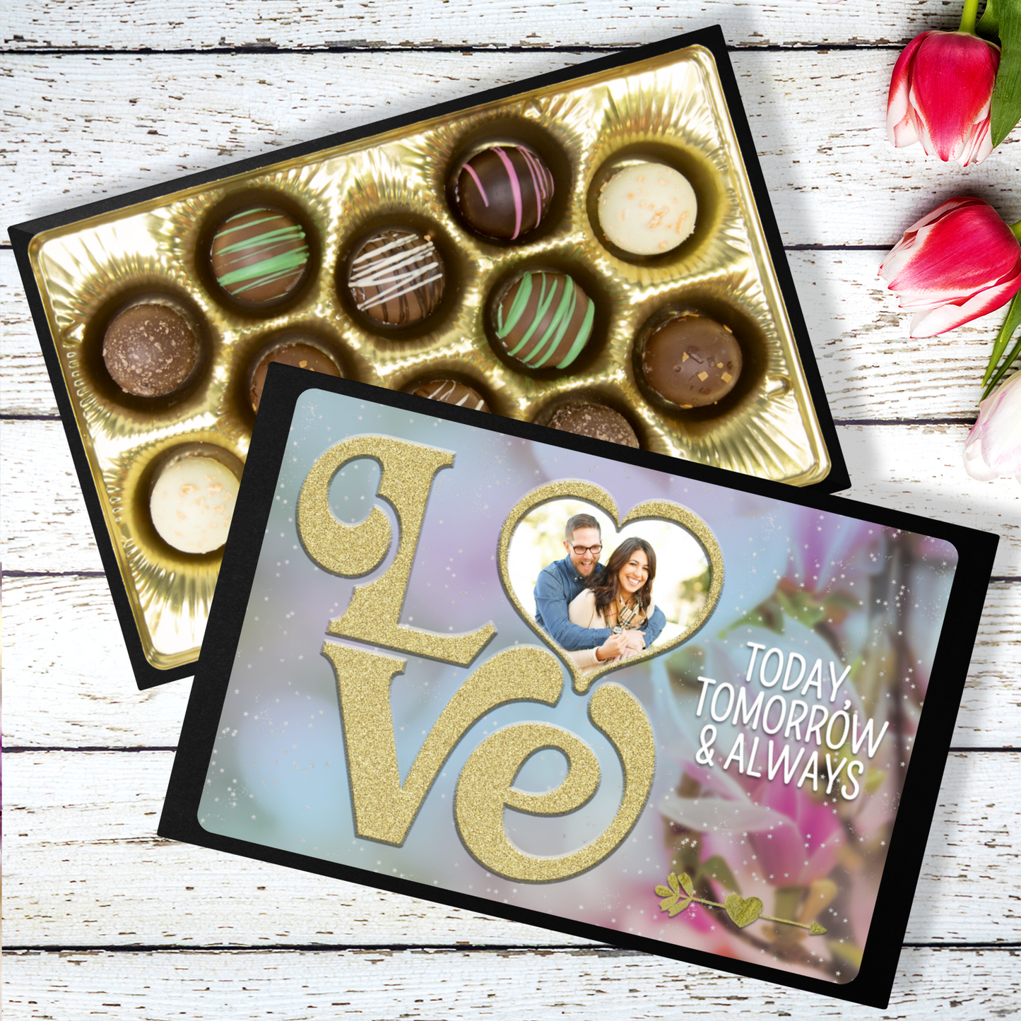 Personalized Custom Love Box of Chocolates - Perfect Gift for Chocolate Lovers